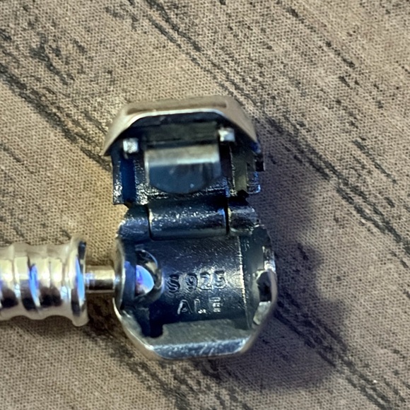 Pandora Moments Snake Chain Bracelet 18CM+Charm Pandora+9 Charms Sterling Silver - Picture 6 of 11